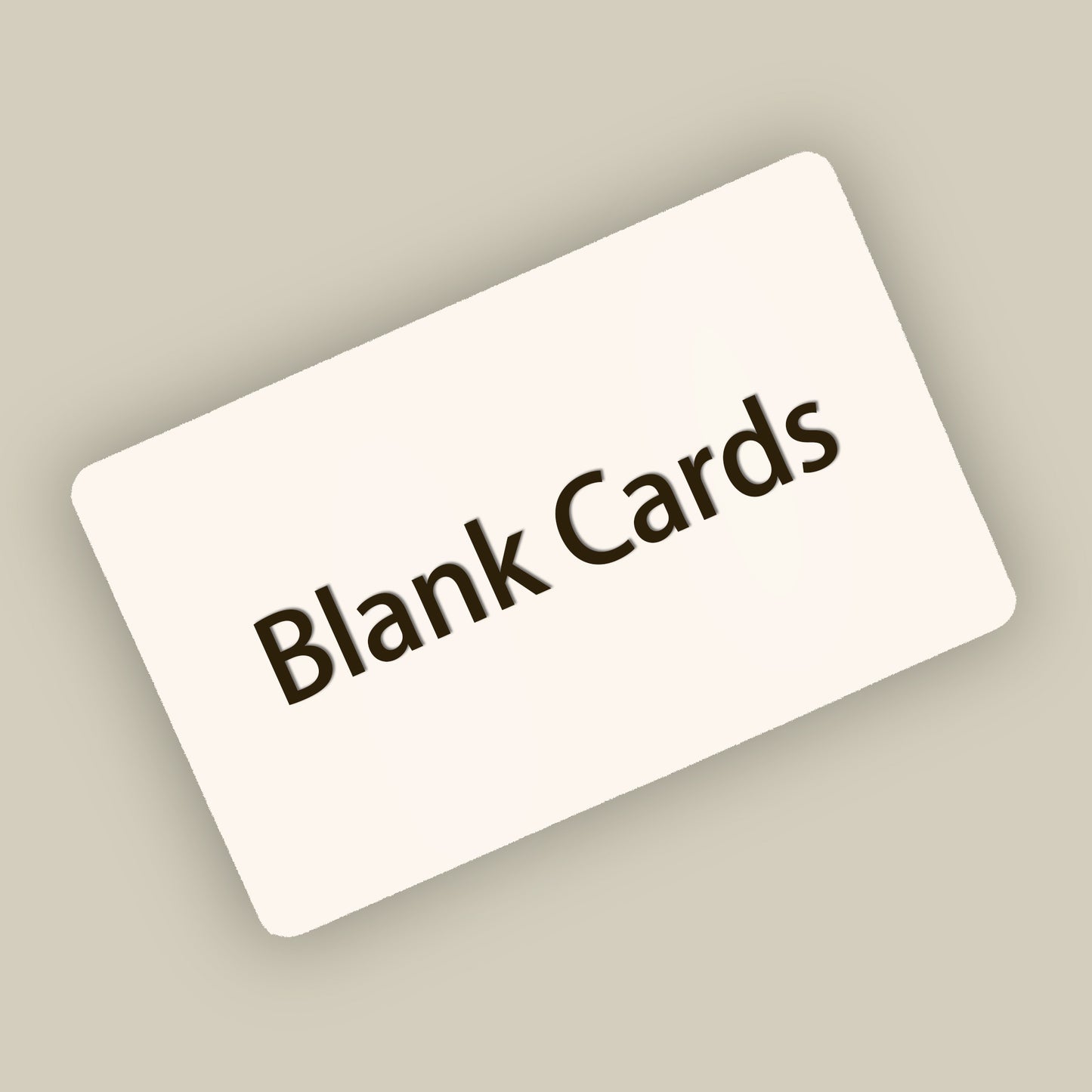Blank Cards
